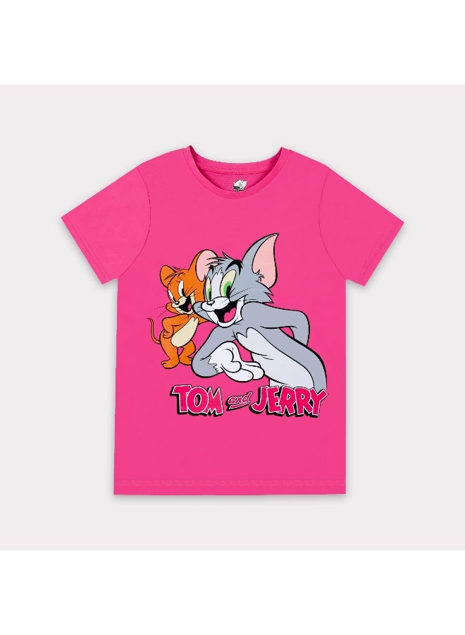 Warner Bros. Tom & Jerry  Girl's Short Sleeve T-Shirt - Image 2