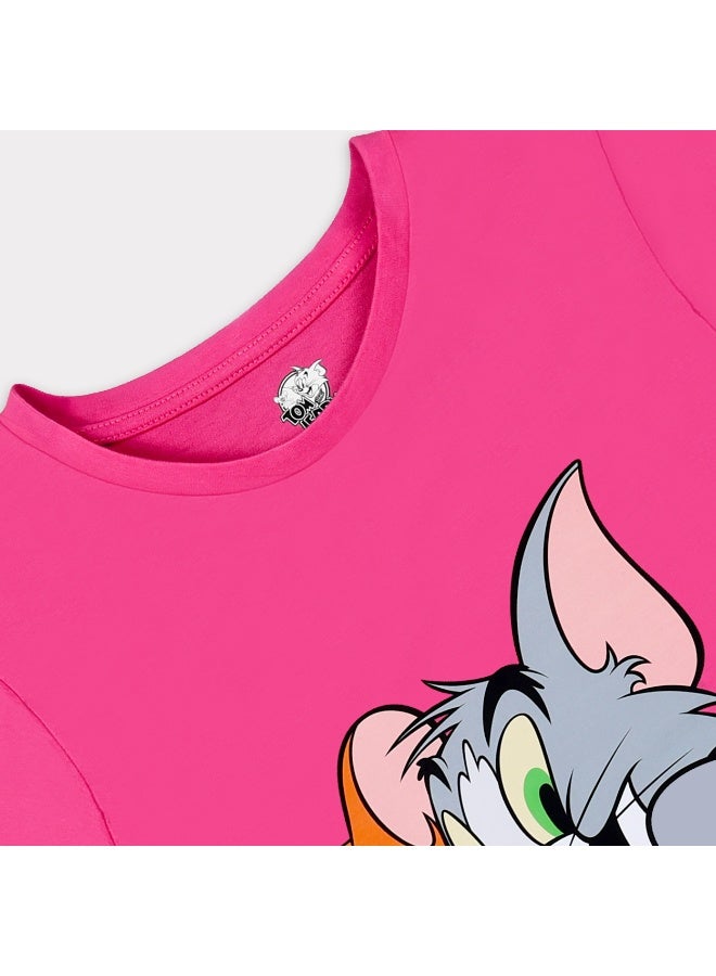 Warner Bros. Tom & Jerry  Girl's Short Sleeve T-Shirt - Image 5