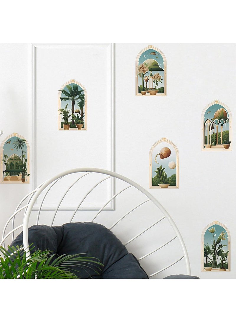 Y&D 6 Picture Wall Stickers For Living Room And Bedroom Decoration  - Image 4