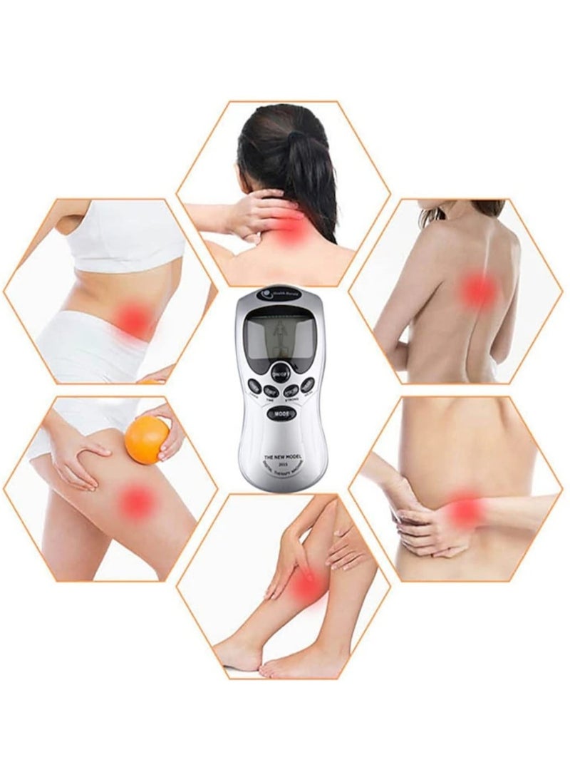 Digital Therapy Machine Full Body Pulse Muscle Relax Massage 4 Pads  - Image 4