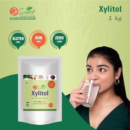 So Sweet Xylitol Natural Sugar Free Sweetener 1Kg | 100% Natural | Low GI Sugar - Image 5