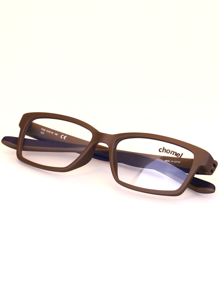 تشوميل إطار نظارات مستطيل الشكل 7103 للرجال والنساء - Image 4