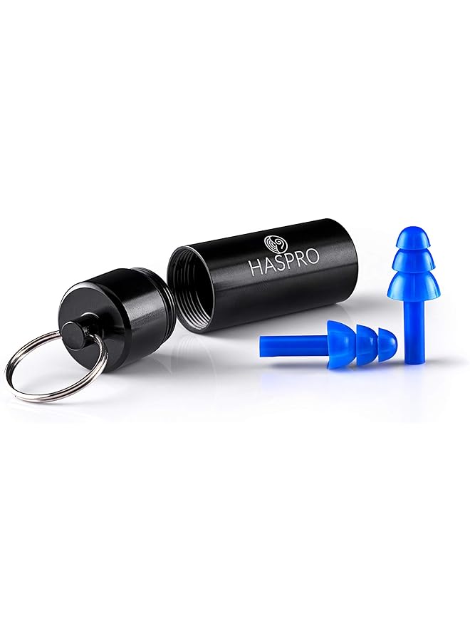 HASPRO Swim Earplugs No More Water In Your Ears! Waterproof Earplugs Swimming & Bathing. Reusable Soft Silicone - Image 2
