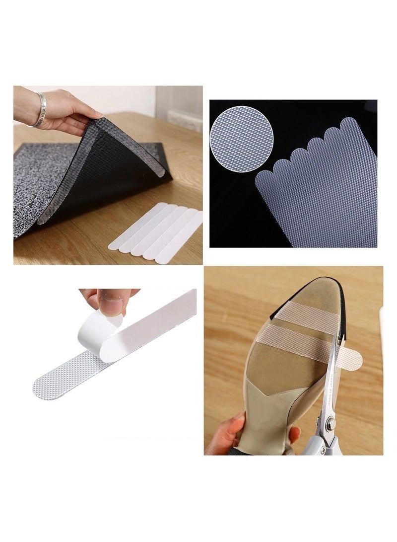 Happy Home 20-Pack Anti-Slip Strips for Bathroom and Shower – Transparent Safety Stickers for Bathtub, Shower Steps, Bathroom Floors, and Pool Areas, Strong Adhesive, Made from Safe Non-Toxic Material, Suitable for Kids, Elderly, and Adults, Prevent Slips and Falls - Image 3