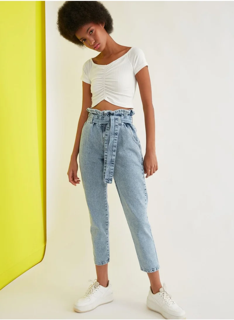 trendyol High Waist Mom Jeans