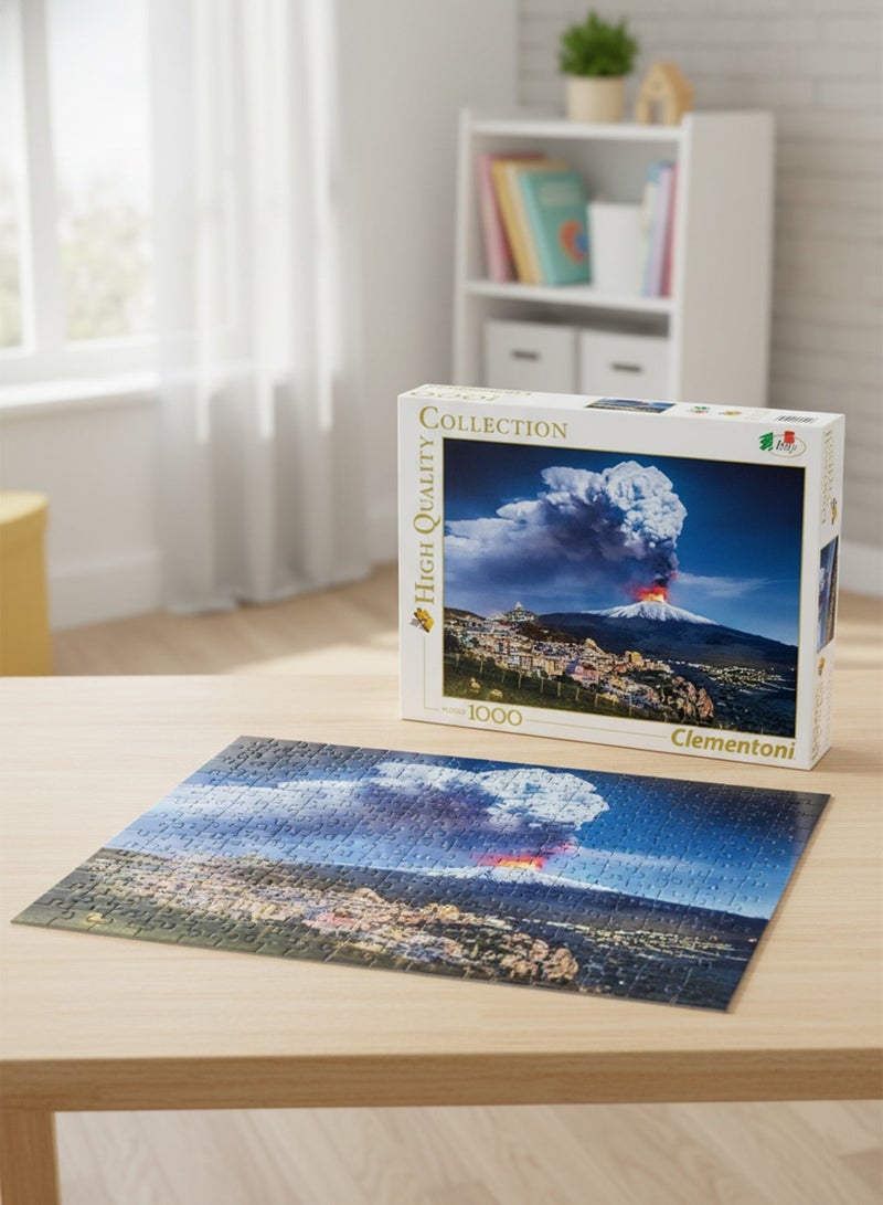 Clementoni 1000-Piece Jigsaw Puzzle – Scenic Mount Etna Italy by Clementoni - Image 2