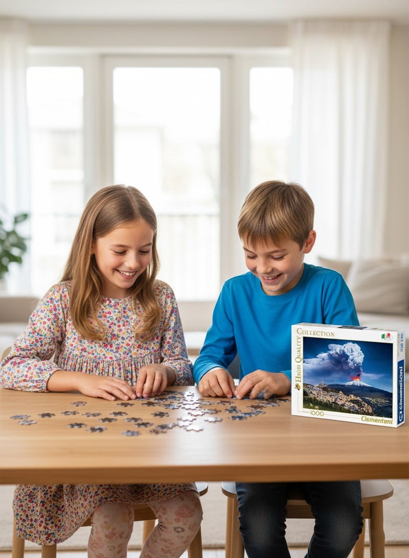 Clementoni 1000-Piece Jigsaw Puzzle – Scenic Mount Etna Italy by Clementoni - Image 3