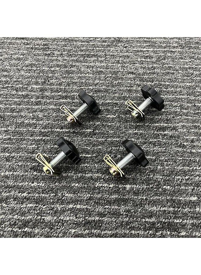 MVAQKLM  - Theft Deterrent Saddlebag Hard Bag Security Locks Mounting Bolt in Black - Locks Saddle Bag Mounting Screw Bolt with Quick - Image 1