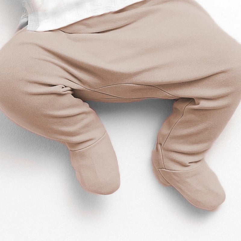 Butterblu Fallon 3-Pack Footed Pants 100% Organic Cotton Bottoms for Baby Boys & Girls, Little Bugger Check, 0-3 Months - Image 2