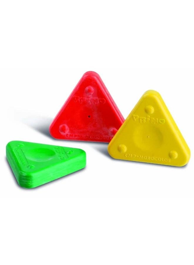 PRIMO Pack Of 6 Triangular Wax Crayons  - Image 2