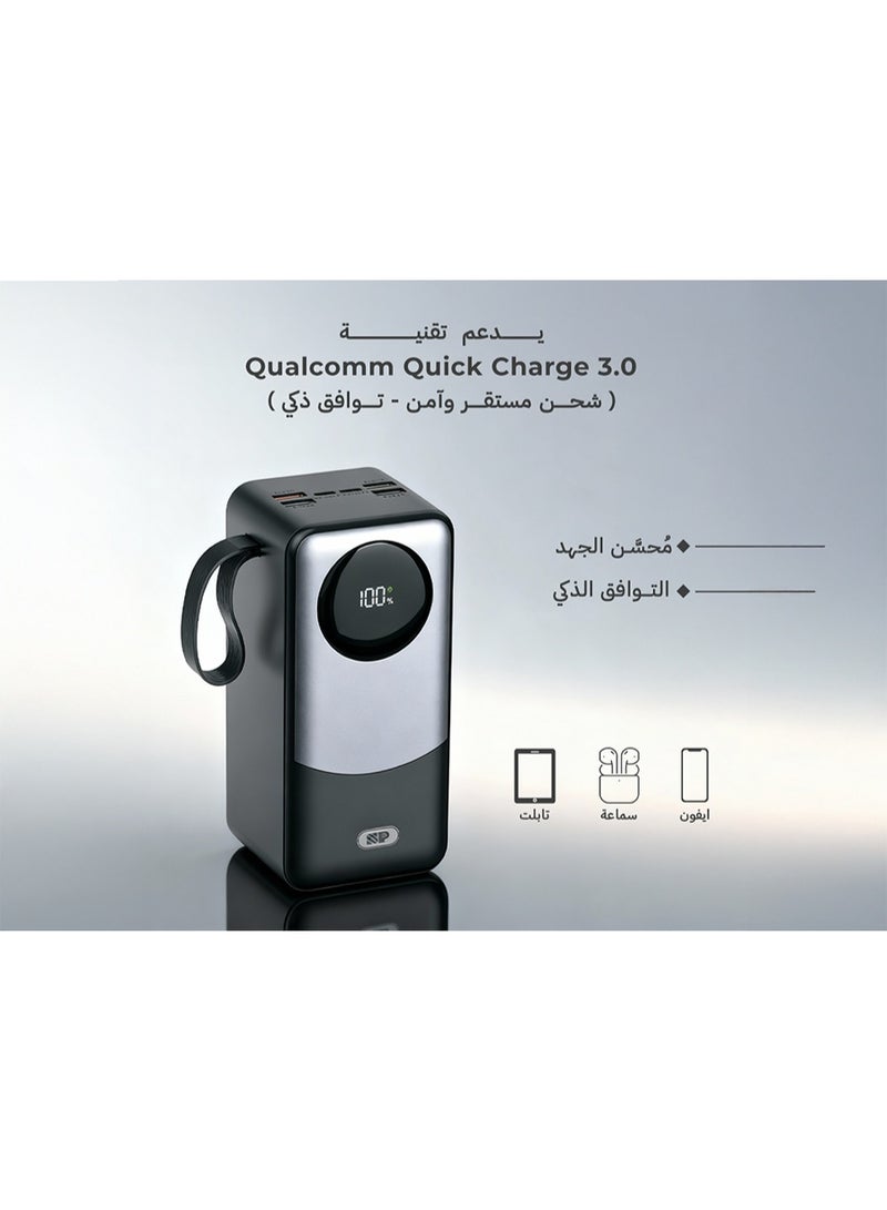 SP Power Bank 40000 (PD 22.5W + 4 USB) with screen - Image 2