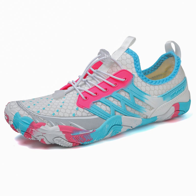 Mens Jogging Trail Shoes Quick-Dry Beach Yoga 1733 red powder 