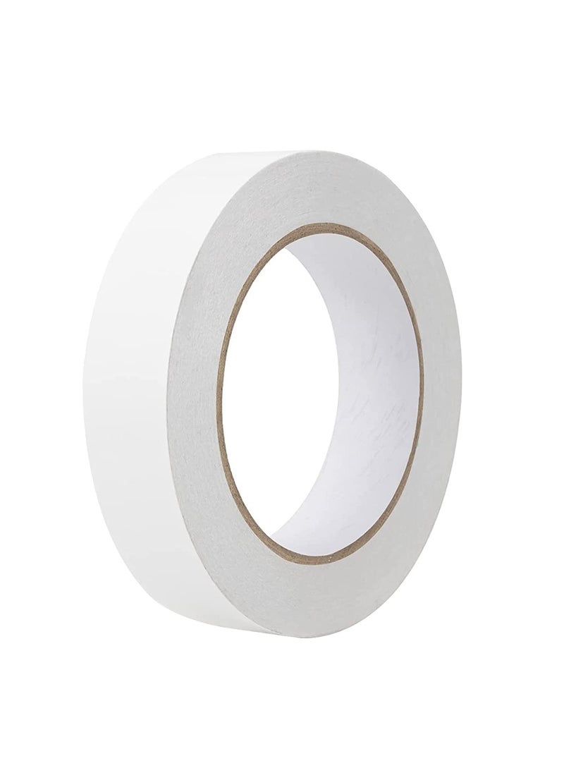 MARKQ Double Sided Tape, 1" x 20 yards Adhesive Sticky Tape for Arts, Crafts, Photography, Scrapbooking, Card Making, Gift Wrapping & Office School Stationery Supplies  - Image 1
