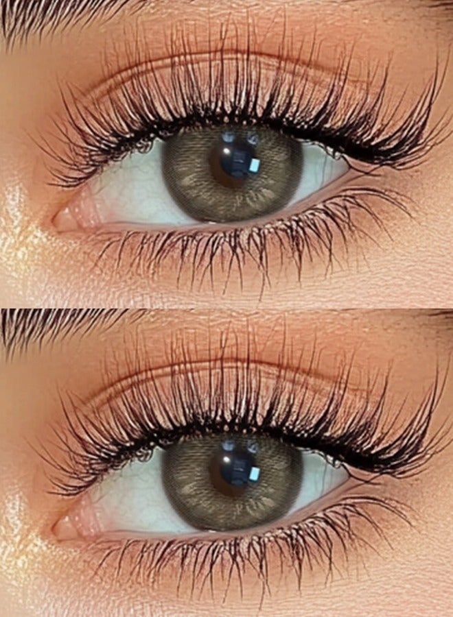 Freshlady Colored Contact Lenses Swan Brown 14.50mm Yearly Disposable for Daily Wear - Image 2