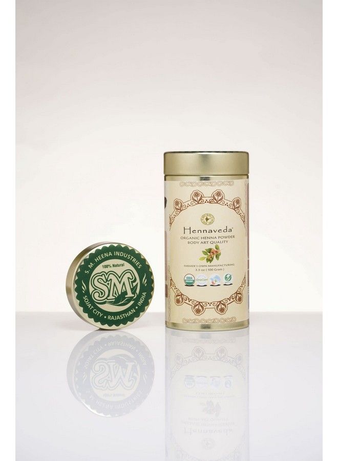 Hennaveda Organic Body Art Quality Henna Powder/Triple Hand Filtered Lawsonia Inermis 100G - Image 2