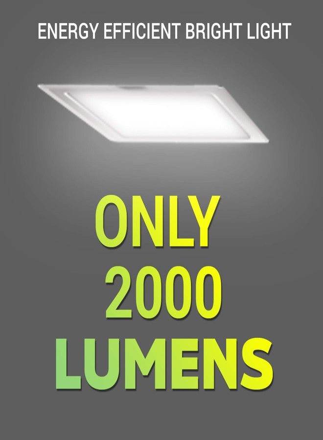 SYSKA SSK-RDL-S 20-Watt LED Slim Recessed Panel Light (Cool White, Square) - Image 3