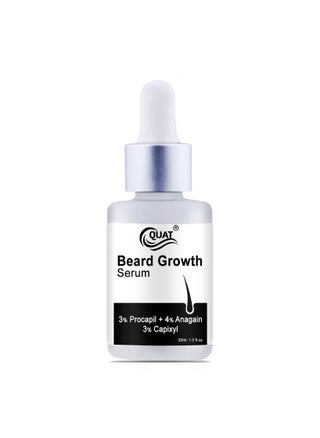 Quat Beard Growth Serum For Men 30 ml 3 Procapil 4 Anagain 3 Capixyl Daily use for Beard Softness Patchy Beard Shines Nourishes Beard All Day Moisturization - pzsku/Z12DB8E6750E1BB4DD45FZ/45/1750778547/56f8b568-b21f-4a9e-a027-7855ce6c7ea5