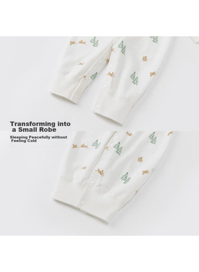 Good bear Guaiqi Xiong Baby Clothes, Pure Cotton Onesie, Early Autumn Outfit, Adorable Pajamas, Baby Outdoor Romper, Crawling Suit, Autumn And Winter Season - Image 2