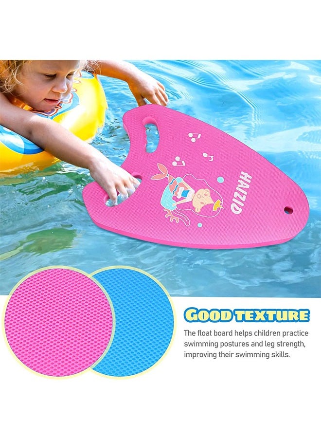 HAIZID Swimming Kickboard Floating Boards for Beginner, with Handrail Holes Cartoon Swim Board for Kids Adults  - Image 3