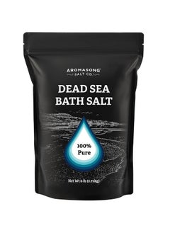 Aromasong Aromasong Dead Sea Salt Bath Soak 6 Lbs. Bulk Pack - 100% Natural Dead Sea Salts for Soaking, Relaxation, and Detoxification of Skin, Dead Sea Salts for Bath to Rejuvenate and Refresh.  - Image 1