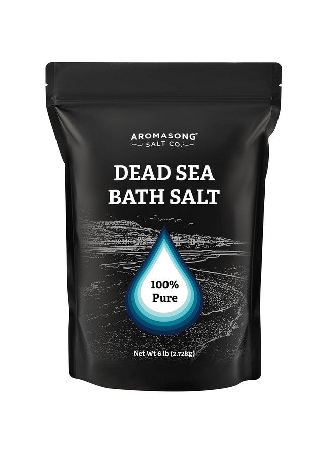 أروماسونج أروما سونج، أملاح البحر الميت للاستحمام، 6 أرطال، عبوة كبيرة - أملاح البحر الميت الطبيعية 100% للاستحمام والاسترخاء وإزالة السموم من الجلد، أملاح البحر الميت للاستحمام لتجديد شباب البشرة وانتعاشها. - Image 1