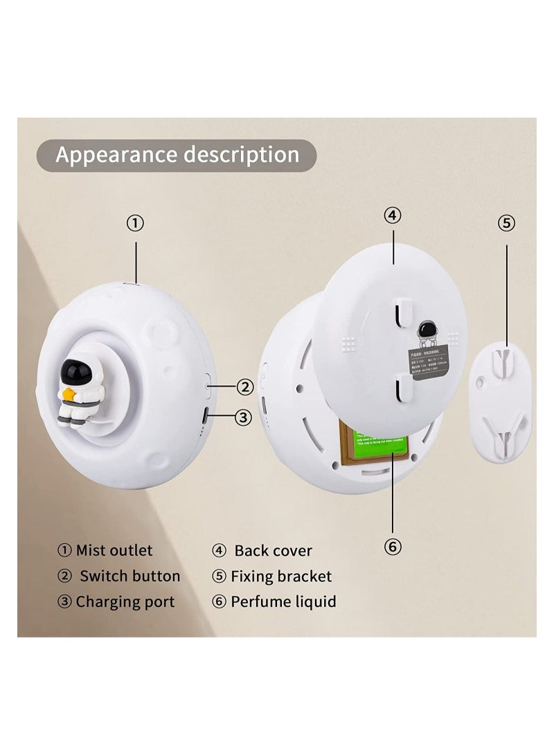 كابتن تيك SYOSI Essential Oil Diffuser with Night light, Electric Air Aroma Diffusers for Home, Portable Aromatherapy Diffuser Humidifiers with Water - Image 3