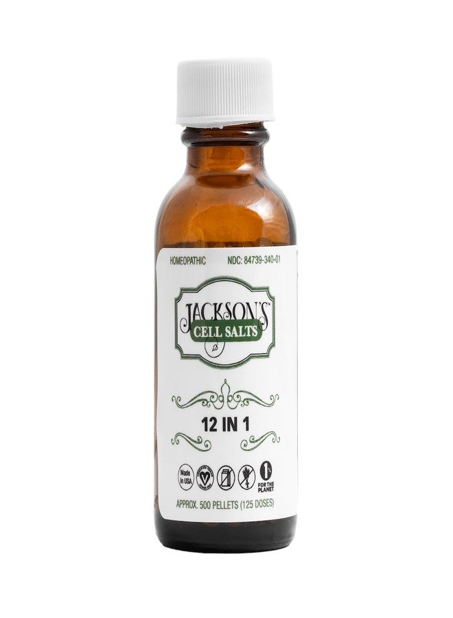 Jackson's Jackson’s 12-in-1 Cell Salt Combo (500 Pellets / 125 Doses) – Certified Vegan, Lactose-Free – Made in USA - Image 1