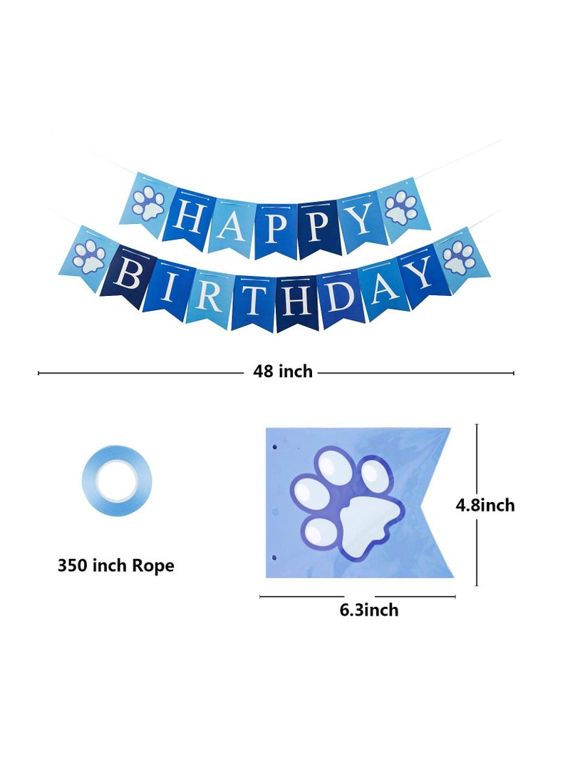 Generic Dog Birthday Bandana Dog Birthday Boy Hat Scarfs Flag Balloon with Cute Doggie Birthday Party Supplies Decorations(11-Piece Set)  - Image 5