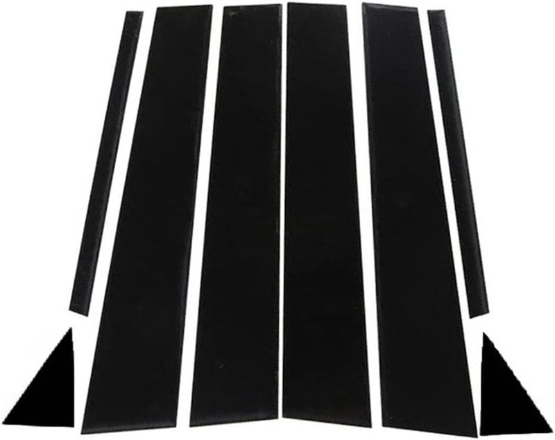 QASULER 8PCS BC Column Sticker for Nissan Sentra 2013-2019 - Image 1