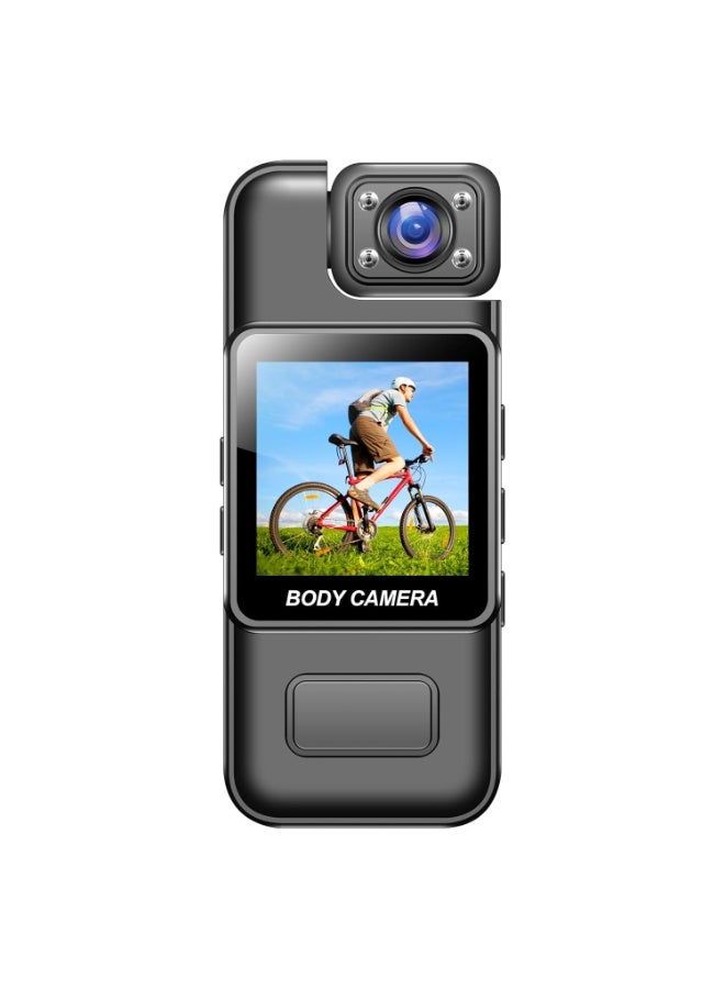 Mini Body Camera 1080P HD Wearable Video Recorder with Night Vision, Motion Detection, Loop Recording, Portable Security Camera , Delivery Riders, Cycling, Travel & Home Security - Image 1