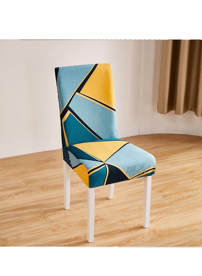 Dust Proof Dining Chair Cover Set Geometric Chair Cover - Image 1