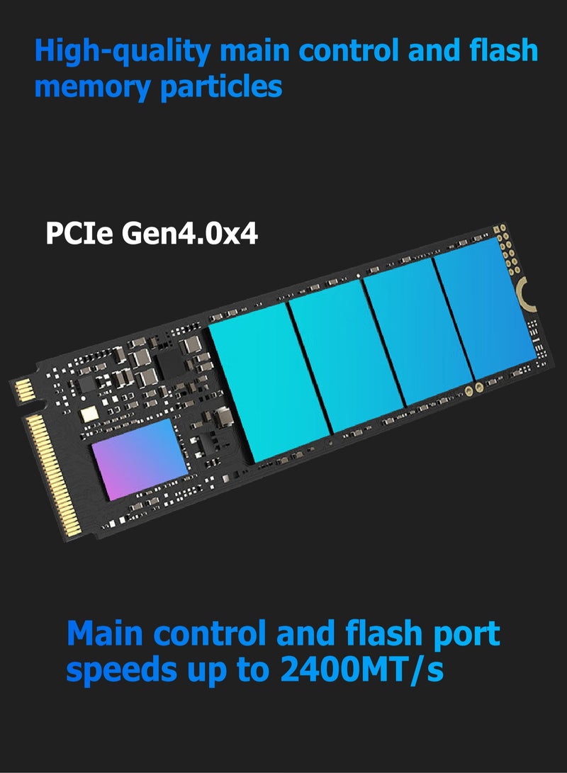 Predator 512GB SSD - M.2 NVMe PCIe Gen 4.0X4 - Reading Speed Max 7400 MB/s - GM7 Solid State Drives for Desktop and Laptop Computers - Computer Capacity Expansion Device - Image 2