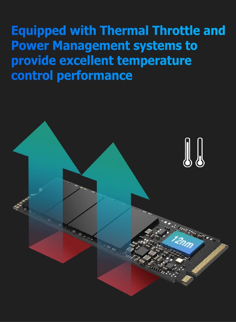 Predator 512GB SSD - M.2 NVMe PCIe Gen 4.0X4 - Reading Speed Max 7400 MB/s - GM7 Solid State Drives for Desktop and Laptop Computers - Computer Capacity Expansion Device - Image 3