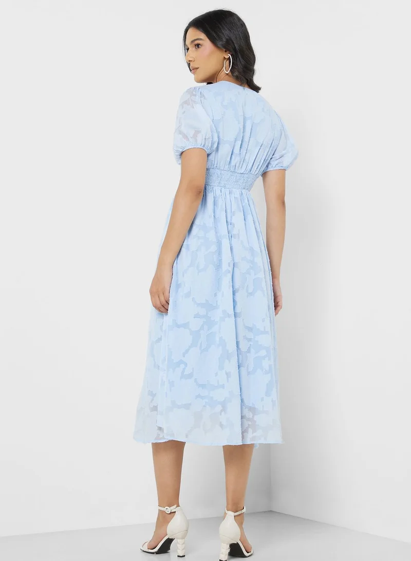 ELLA Floral Chiffon Dress