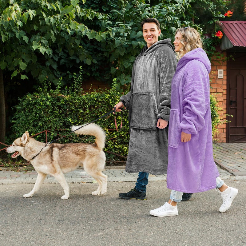 Kpblis بطانية قابلة للارتداء للبالغين من KPBLIS للجنسين (عبوة من 1) - Image 5