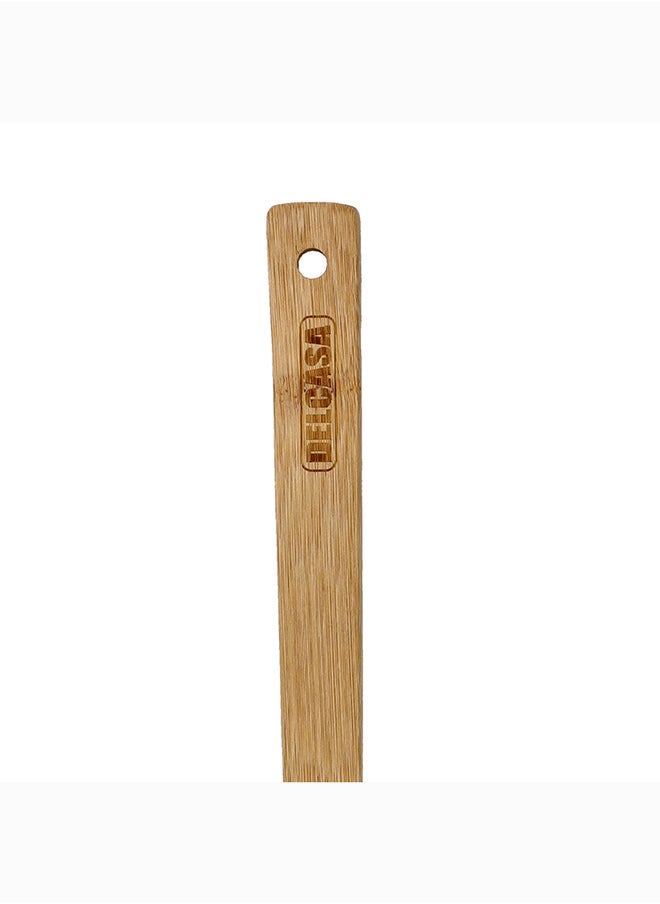 DELCASA Delcasa Bamboo Slotted Turner, Natural Bamboo Spoon, DC2097  - Image 5