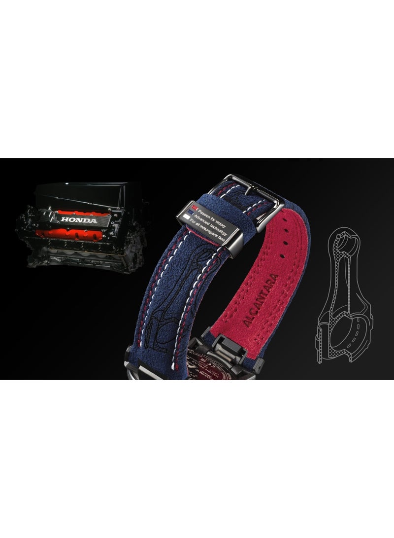 كاسيو ساعة كاسيو إيديفيس ECB-2000HR-1ADR للرجال تعمل بالطاقة الشمسية ومزودة بتقنية بلوتوث - مزودة بغطاء واقٍ من الكربون، وخاصية ربط الهاتف الذكي - Image 3