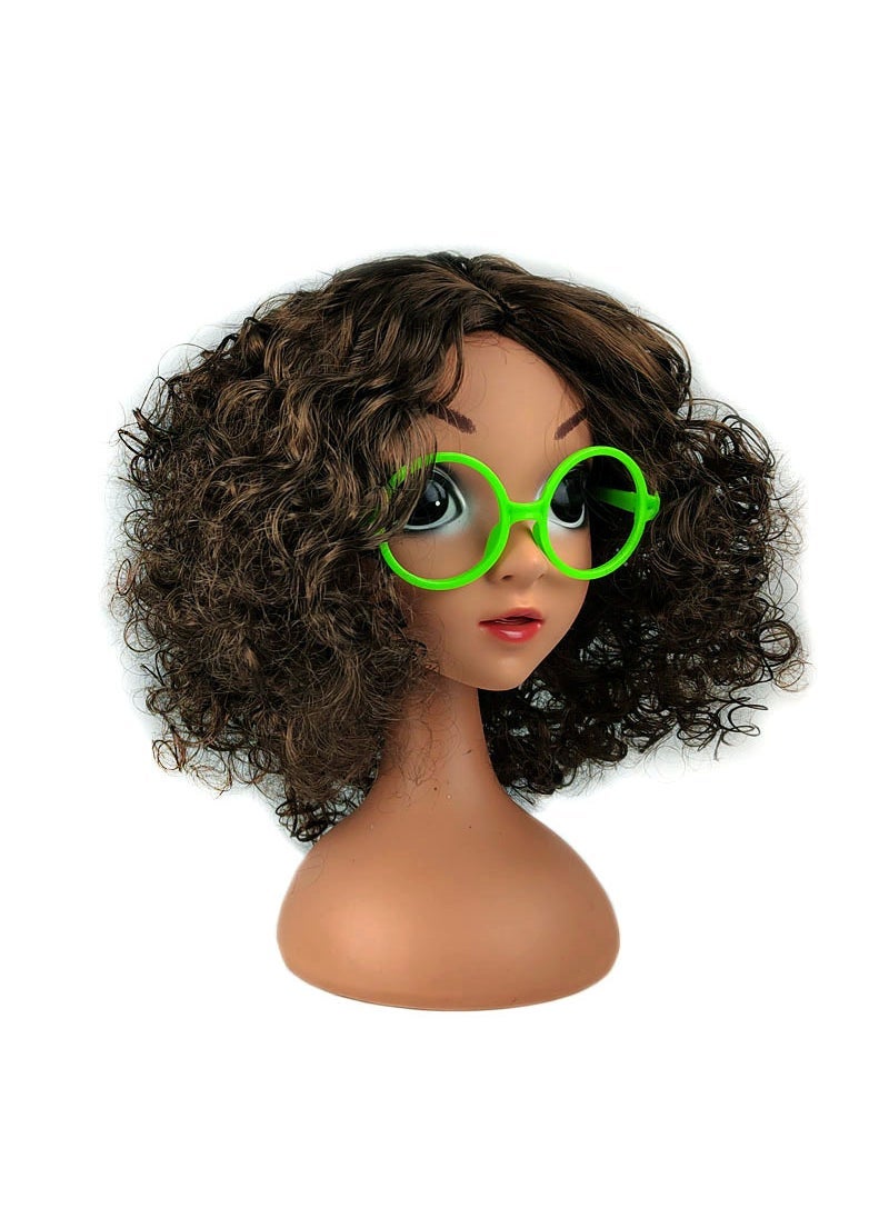 Magic Full House mirabel Wig with Frame Headgear ENCANTO Dress Up Props Headwear mirabel Wig Mirabel 