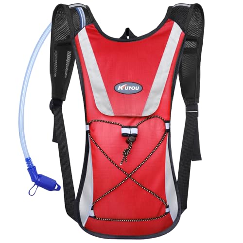 KUYOU Hydration Backpack Hydration Pack with 2L Water Bladder, Lightweight Insulation Water Backpack for Running, Cycling,Hiking,Climbing - Image 1
