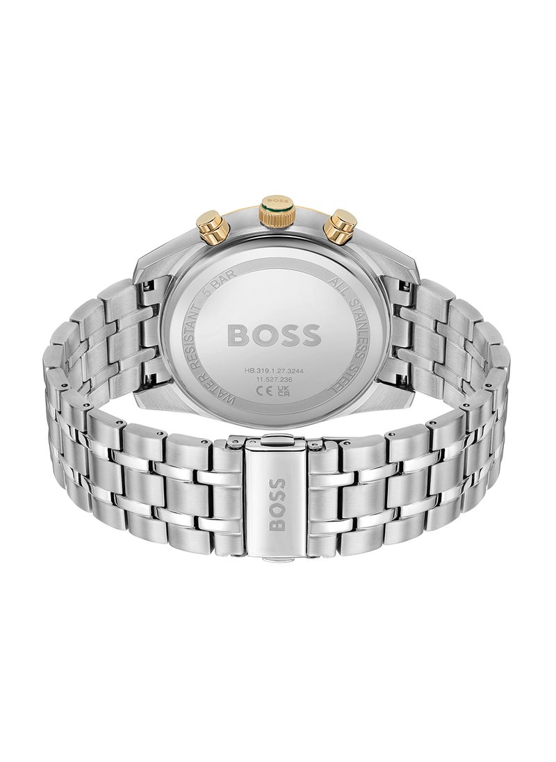 HUGO BOSS ساعة يد رجالية بكس ケース أخضر بتقنية كرونوغراف من هوجو بوس - 1514195  - Image 2