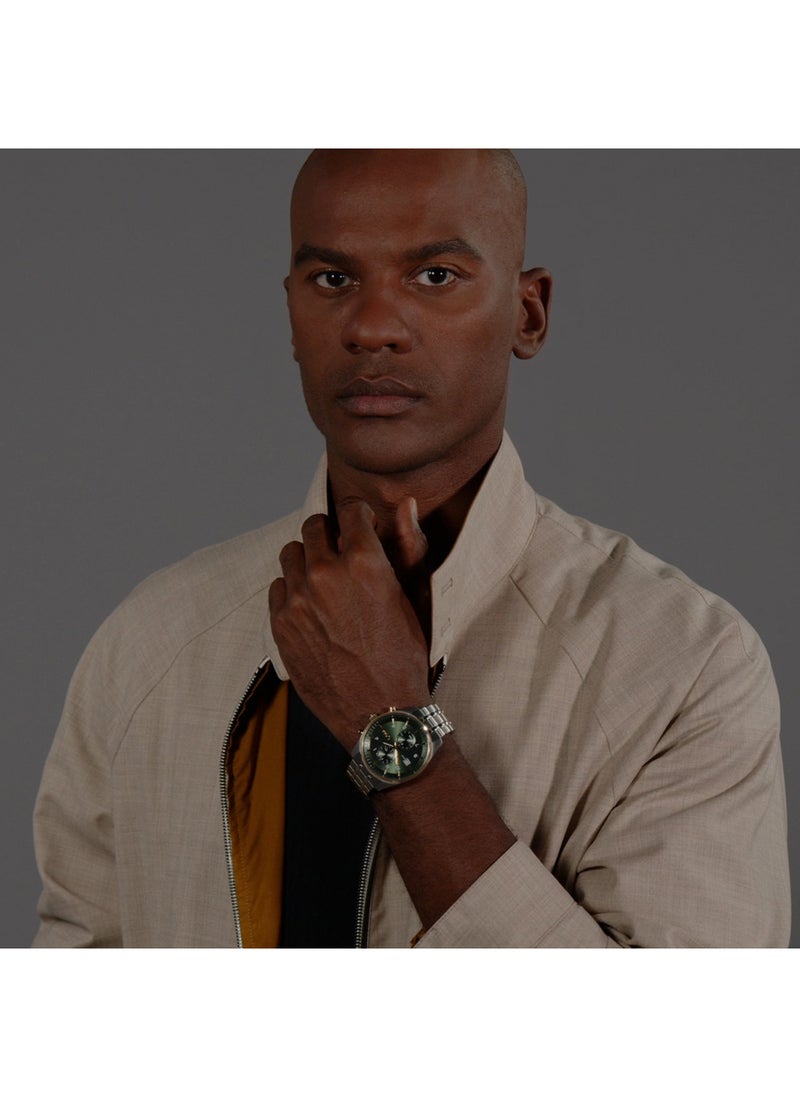 HUGO BOSS ساعة يد رجالية بكس ケース أخضر بتقنية كرونوغراف من هوجو بوس - 1514195  - Image 5