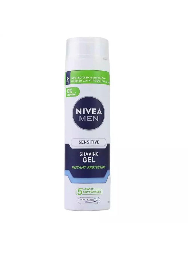 Nivea Men Sensitive Shaving Gel With Instant Protection- 200ml - Image 1