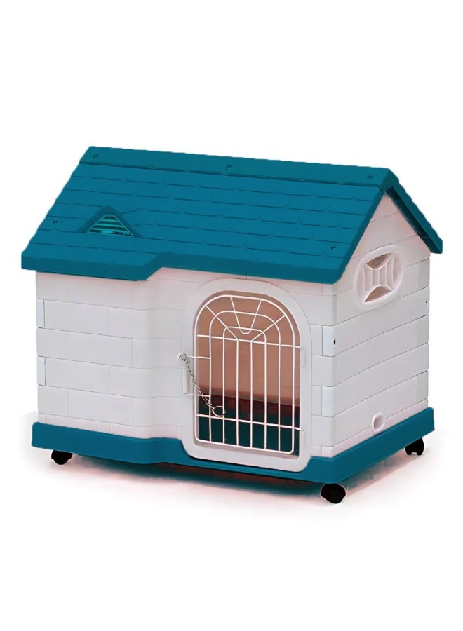 Dayang Dog House (085) - 63.5 x 46 x 58.5cm-Blue