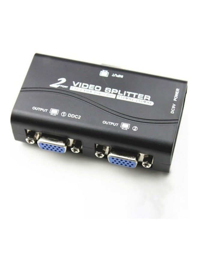 NIBEMINENT 2 Ports VGA Video Splitter Black  - Image 3