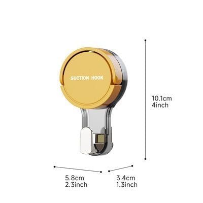 OZKET UltraStrong Vacuum Suction Hook Wall Clips HeavyDuty NoDrill Reusable for Hanging Towels Clothes Kitchen Utensils DamageFree Bathroom and Home Organizer Multicolor 2 - Image 2