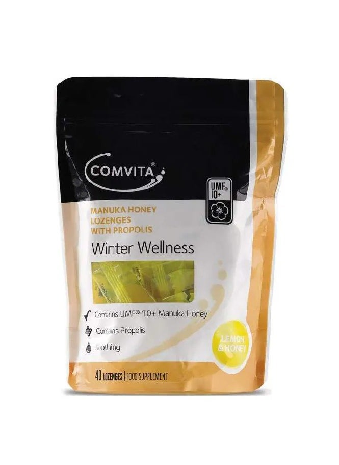 Comvita Comvita Manuka Honey Throat Lozenges With Lemon & Propolis, Pack of 40's 