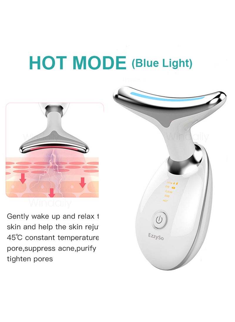 EzzySo - Neck Face Beauty Device Facial Lifting Machine EMS Massager Reduce Double Chin Anti Wrinkle Skin Tightening Skin Care Tools - Image 1