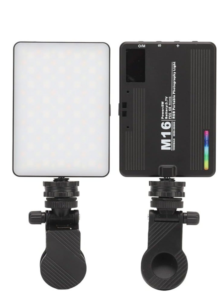 Desiontal M16 RGB Rechargeable Pocket Light Mini Photography Light LED Outdoor Shooting Supplementary Light - Image 1