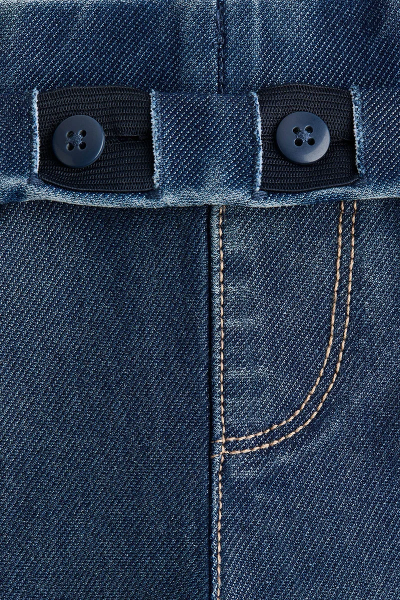 H&M Denim-look wide-leg jeggings