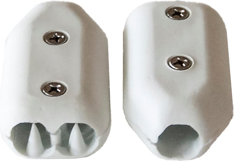 E-Z - TY E-Z-TY Reusable Rope Clamp 1/2 inch - Two Pack (White) - Image 1